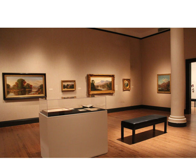<em>Robert S. Duncanson: An Antebellum African American Artist</em>, September 2012. Installation view. Robert S. Duncanson