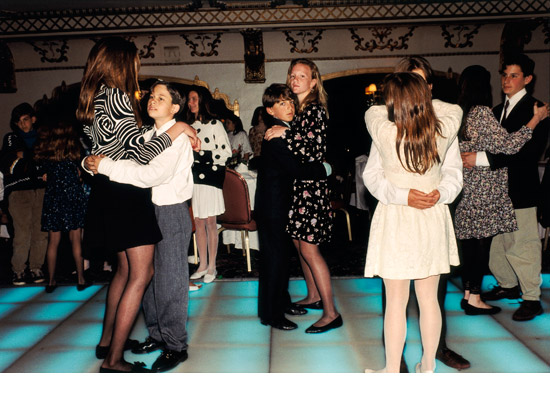 Melissa Ann Pinney, <em>Bat Mitzvah Dance, Chicago, IL</em>, 1991. Chromogenic color print. Bat Mitzvah Dance, 1991