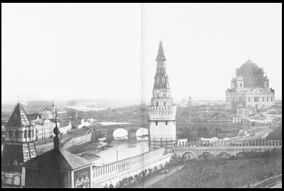 Photographer unknown, Panorama from the Balcony of the Kremlin Palace during the Coronation of Alexander II, 1856 Photographer unknown